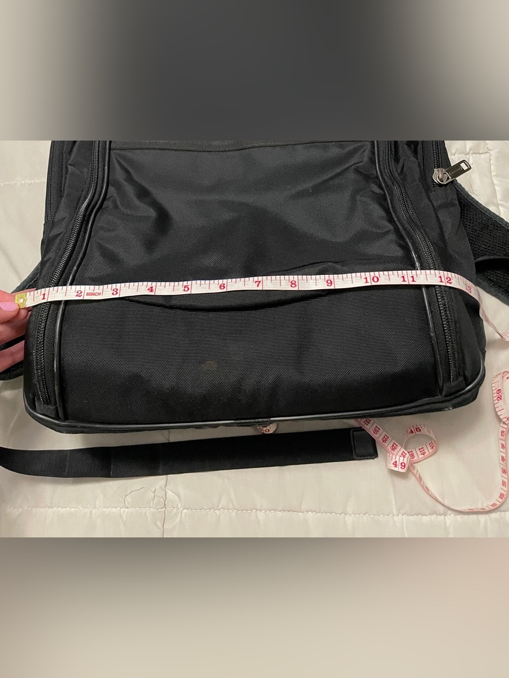 Coach Y2K Black Nylon Backpack with Silver Hardware unisex - Picture 11 of 13